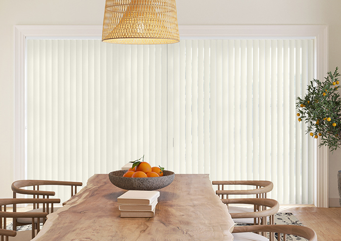 Trinity (FR Blackout), Cashmere - Vertical Blind - Image 3